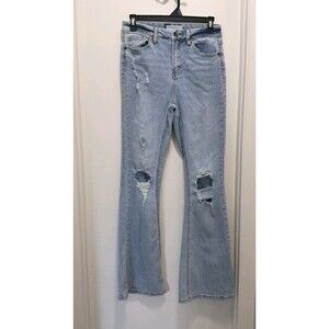 Ban Jara Women’s Flare Jeans Size 3 / 25 Blue Denim Fitted Waist Bootcut Style